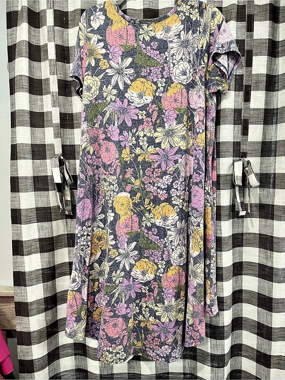 Lularoe Julia Floral Midi Dress Size XL Like New